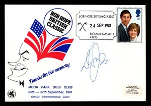 1981 GOLF, BOB HOPE CLASSIC COVER, SIGNED DAVID JACOBS, RADIO - Picture 1 of 2
