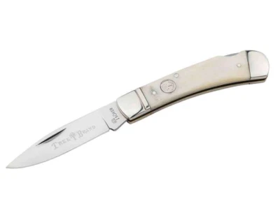 Navaja de bolsillo Boker Treebrand Lockback blanca lisa 2,95" hoja D2 EDC - 110813 Foto 1 de 2