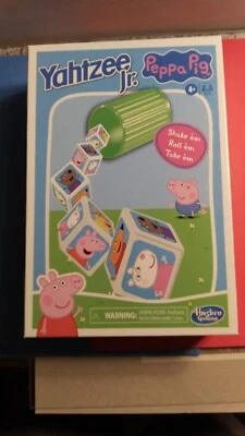 Peppa Pig Yahtzee Jr Board Game Hasbro & Set of 5 Mini Figs both NEW SEALED - Image 1 of 4