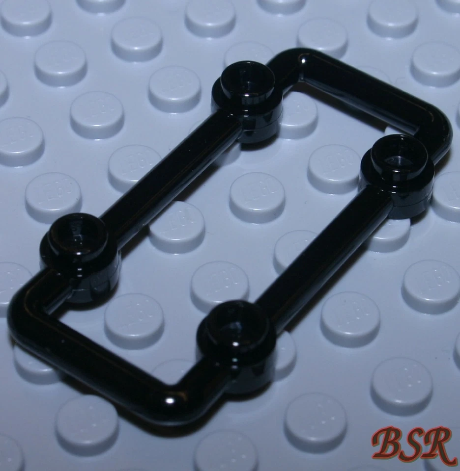 SK141) 2 Stück schwarze 3x6 Zäune / Gatter Gitter Elemente 23444 & NEU ! - Bild 1 von 1