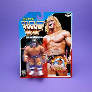WWF HASBRO ☆ ULTIMATE WARRIROR Vintage Figure ☆ GIGI MOC 90s Carded Series 3