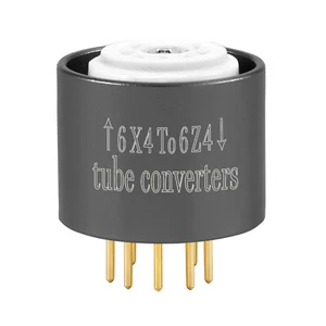 Amptata Adattatore Tubo Aspirazione 6X4 a 6Z4 Presa Convertitore Amplificatore Valvola Chitarra - Foto 1 di 3