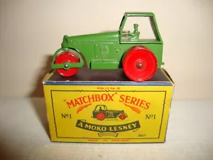 LESNEY MATCHBOX 1-75 1C AVELING BARFORD ROAD ROLLER - EXCELLENT in orig B4 BOX - Picture 1 of 12