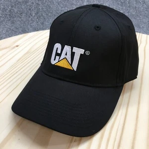 Caterpillar Baseball Cap Mens Black OS Adjustable Curved Brim Embroidered Logo - Picture 1 of 12