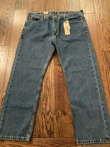 Levi Strauss 505 Denim Jeans Straight Leg Herren Gr. 40x30 Neu Mit Etikett! - Bild 1 von 5