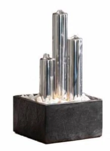 Edelstahl Schiefer-Brunnen "Montreal" - Bild 1 von 4
