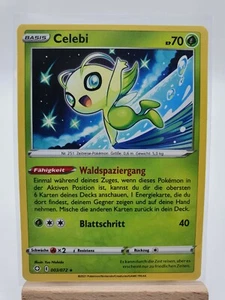 Pokemon Karte Celebi DEU/ENG Glänzendes Schicksal 4.5 Shining Fates Near Mint - Bild 1 von 4