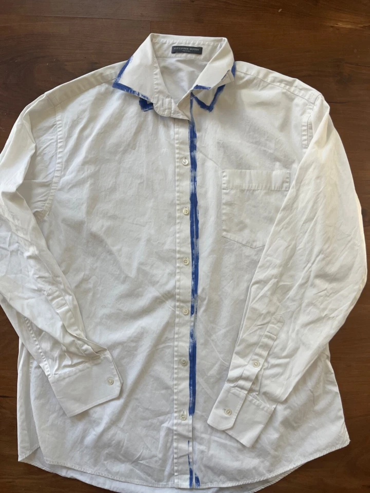 Alexander Mcqueen mens. Spring 2010 last collection  Button Down RAREsize 44/L - Image 1 of 1