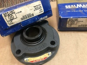 Genuine Sealmaster SFC-18C Standard Duty Piloted Flange Cartridge Unit - Picture 1 of 7