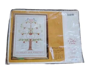 Kreuzstich Set The Creative Circle 1609 STAMMBAUM Vögel Herzen Neu - Bild 1 von 3