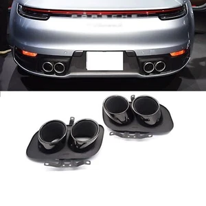 Kit de punta trasera tubo silenciador escape trasero para Porsche 992 Carrera S 2019-2023 2021 - Imagen 1 de 6