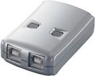 Commutateur USB manuel Elecom 2.0 compatible 2 unités avec fonction verrouillage USS2-W2