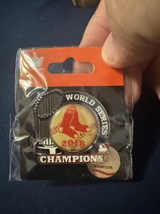 Boston Red Sox 2018 World Series Champions Trophy Pin MLB - Picture 1 of 2