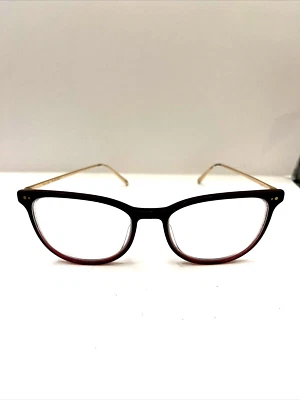 Gafas Warby Parker Maren W 1622 Borgoña Rojo Oscuro Marco Dorado Solo 53-17 140 Foto 1 de 4