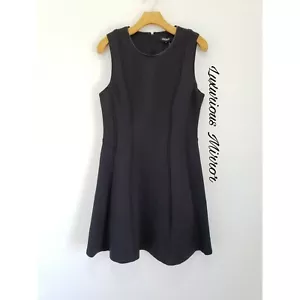 Abito subacqueo DKNY da donna Foundations nero aderente e svasato taglia M - Foto 1 di 7