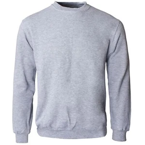 High Quality Unisex Polycotton SWEATSHIRT Workwear Pullover Jumper Top - Picture 1 of 14