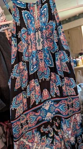 London Times Womens Midi Keyhole Neck Pleated Midi Dress Size 10 Blues - Picture 1 of 5