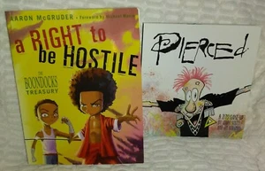 9“2008 Pierced A Zits Close Up and 11“2003A Right to Be Hostile The Boondocks - Picture 1 of 12
