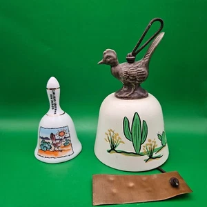Carlsbad Cavern Souvenir Bell & Roadrunner Windchime - Picture 1 of 14
