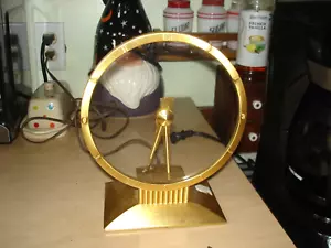 Vintage Jefferson Golden Hour Electric Mystery Clock 580-101 Works - Picture 1 of 8
