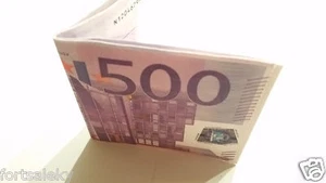 New 500 EURO ! bi-fold wallet BeNjY Wallet Canvas strong and thin US Seller - Picture 1 of 4
