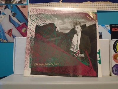 BRIAN SETZER-The Knife Feels Like Justice-Vinyl LP-w Gold Promo Stamp-1986 EMI - Image 1 of 2