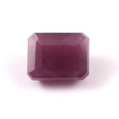 100% Natural Mozambique Red Ruby Unheated Radiant Cut Loose Gemstone 4.55 Ct - Image 1 of 4