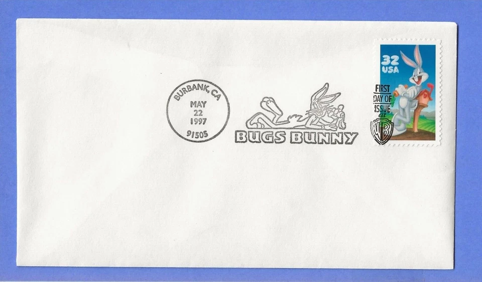 1997  US Scott #3137 - First Day Cover - 32c Bugs Bunny - Burbank CA May 22,1997 - Image 1 of 2