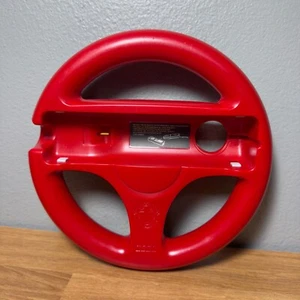 Mario Kart 8 Handle Steering Wheel Mario Red 2014 Nintendo Wii U - Picture 1 of 2
