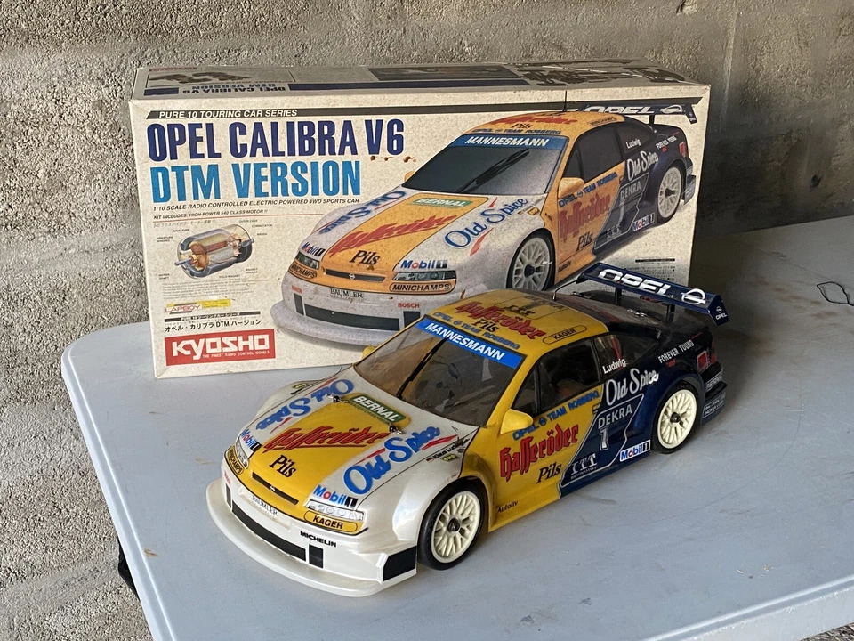 RC vintage Électrique OPEL CALIBRA V6 DTM VERSION Team Rosberg Kyosho 4WD 1/10 - Bild 1 von 4