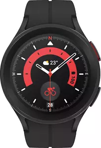 Samsung Galaxy Watch5 Pro (WiFi) 45mm 16GB Gray Titanium Smartwatch & Blue Band - Picture 1 of 9