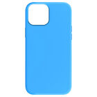 Coque Pour Iphone 15 Semi-Rigide Intérieur Microfibre Bords Surélevés Moxie Bleu
