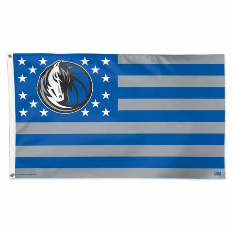 Dallas Mavericks Flag 3 x 5 Foot Flag - Stars and Stripes Cover