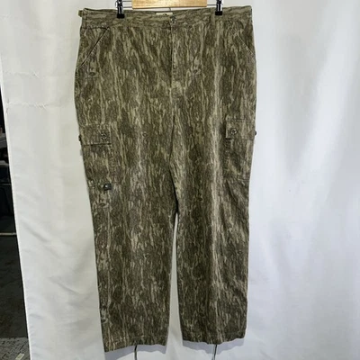 Mossy Oak Pants Mens XL Bottomland Camo Cargo Pants Hunting - Image 1 of 4