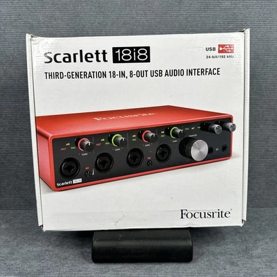 Focusrite Scarlett 18i8 3rd Gen USB Audio Interface Open Box - Image 1 of 4