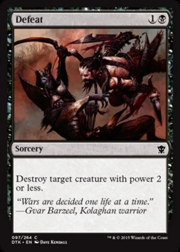 Defeat - Dragons of Tarkir #097/264 MTG Magic The Gathering - Image 1 of 1