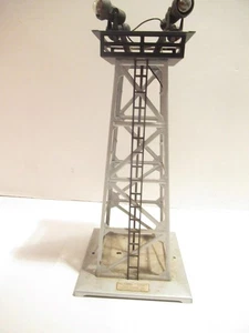 LIONEL- 12886  #395 METAL FLOODLIGHT TOWER  0/027 - BOXED- EXC.- SH - Picture 1 of 5