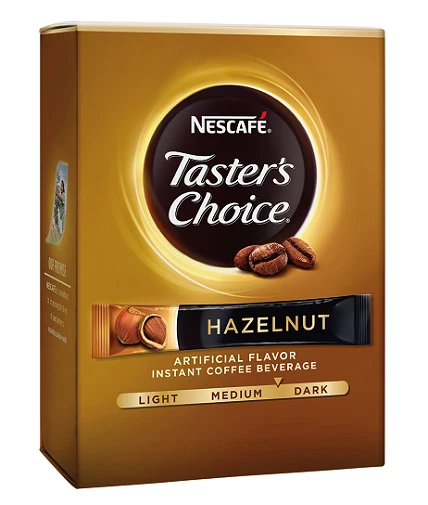 NESCAFÉ Taster's Choice Hazelnut Instant Coffee Beverage - 16 Packet