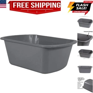 Waschbecken - Rechteckig Kunststoff Krankenhaus Nachttisch Badewanne - Klein 7 Quart G... - Bild 1 von 9