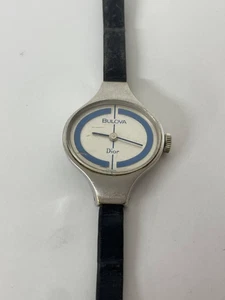 Used Christian Dior × Bulova Quartz Watch 1980s Vintage - Picture 1 of 8