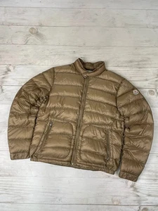 Moncler Acorus Daunenjacke Puffer Herren Größe 4 Beige - Bild 1 von 24