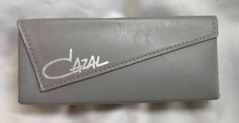 Estuche/Caja para Gafas de Sol Cazal 6"x2.5"x1.25" Gris Semiduro DE COLECCIÓN Foto 1 de 4