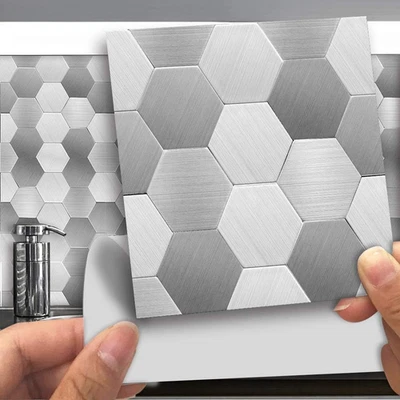 Alwayspon 25 Self-Adhesive Tile Decals for Kitchen & Bathroom, 4x4 Inch - Image 1 of 4