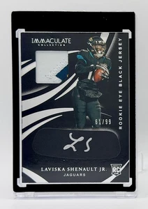2020 Immaculate Eye Black Laviska Shenault RC Patch Auto 61/99 Jaguars - Bild 1 von 2