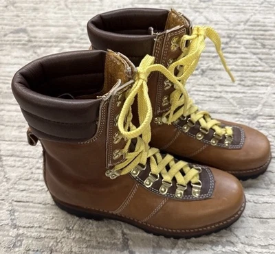 Montblanc Botas de Montañero Vintage Cuero Marrón Para Hombre 7.5 D 86288-665 Foto 1 de 4