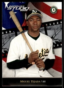 2002 Donruss Studio #6 Miguel Tejada - Bild 1 von 2