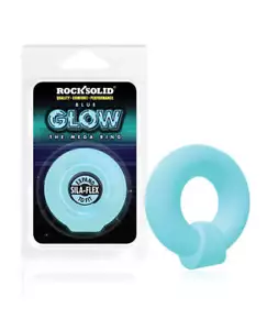 Rock Solid Glow in the Dark Mega Ring - Blue - Picture 1 of 1