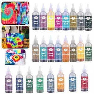 1 pièce 2G tie-dye poudre pigment coton lin tissu teinture bricolage vêtements teinture 24 couleurs - Photo 1/31