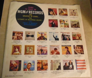 33RPM 12" MGM c1959 inner LP sleeve with Hank Williams, Jose Melis, Sallie Blair - Imagen 1 de 4