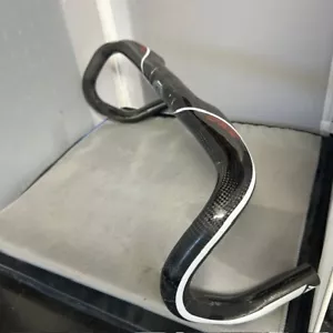 PRO Road Bicycle Drop Bar Carbon Fiber 31.8 Bike Handlebar Internal Routing 44cm - Picture 1 of 6